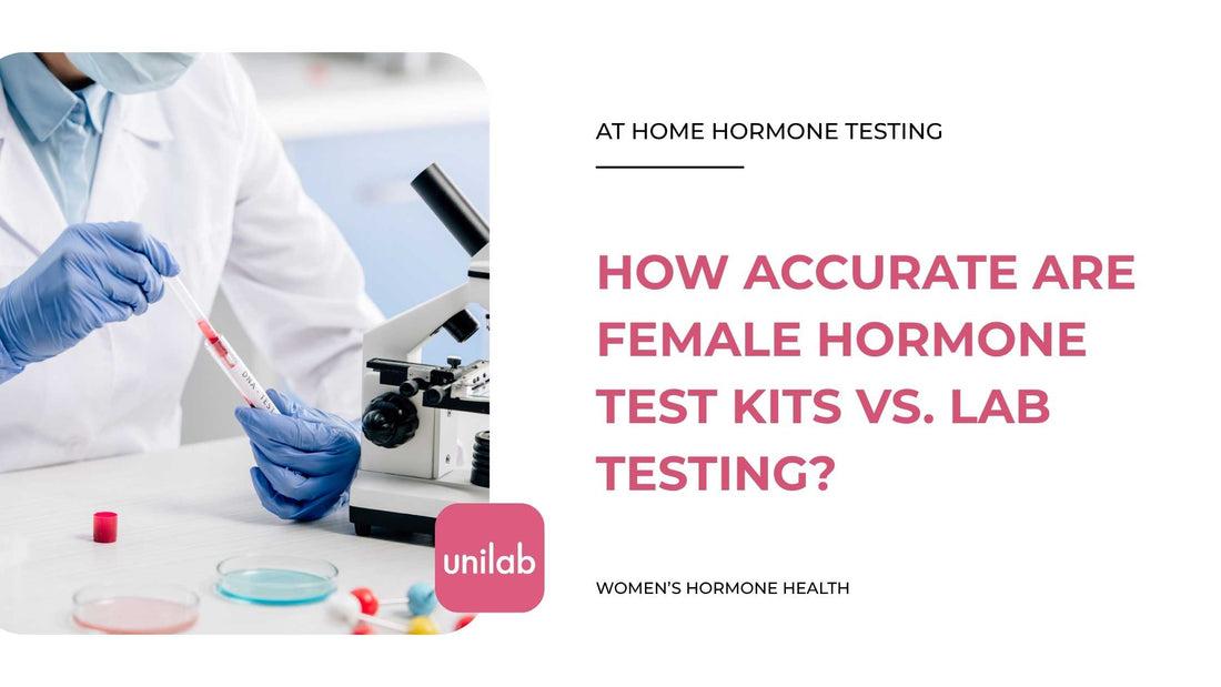 Female hormone test kits verse lab test kits